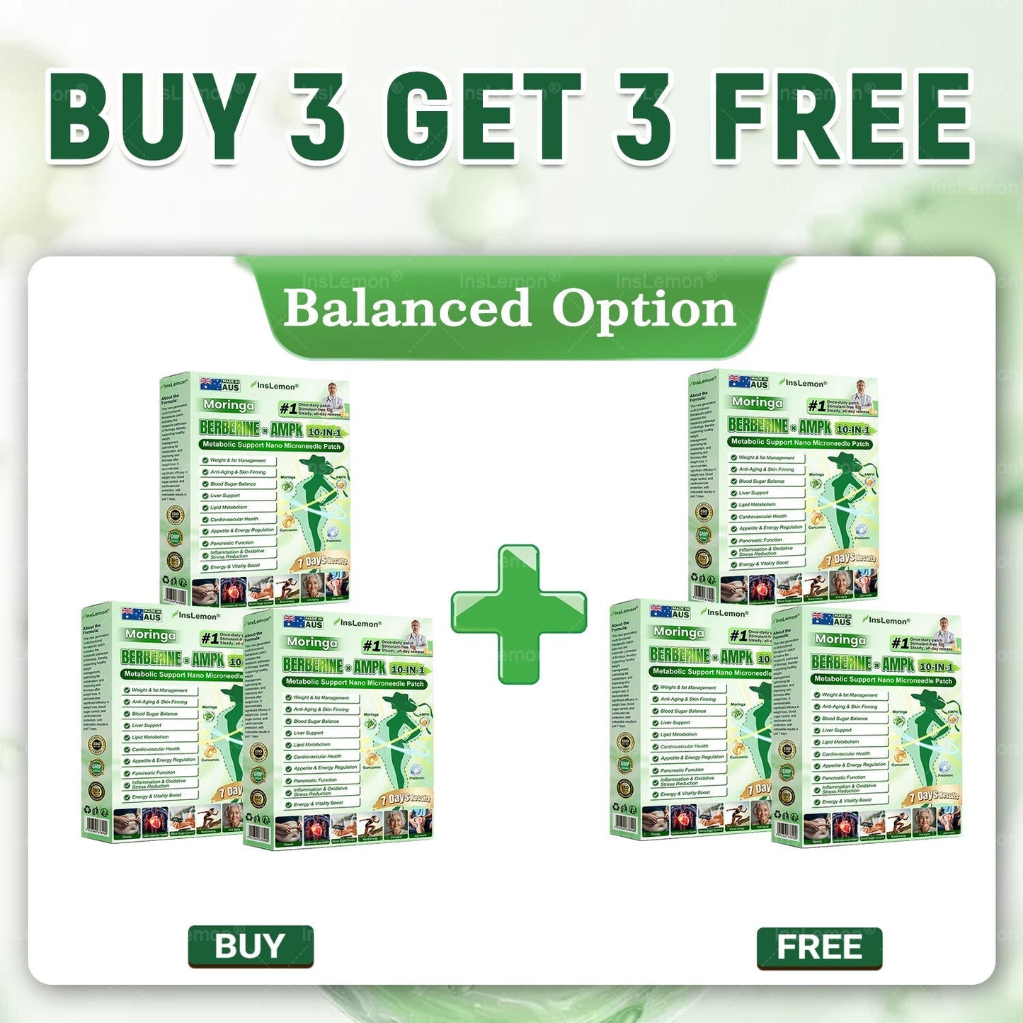 🛒🛒𝐈𝐧𝐬𝐋𝐞𝐦𝐨𝐧® 𝗠𝗼𝗿𝗶𝗻𝗴𝗮 × 𝗕𝗲𝗿𝗯𝗲𝗿𝗶𝗻𝗲 × 𝗔𝗠𝗣𝗞 𝟭𝟬-𝗶𝗻-𝟭 𝗠𝗲𝘁𝗮𝗯𝗼𝗹𝗶𝗰 𝗦𝘂𝗽𝗽𝗼𝗿𝘁 𝗡𝗮𝗻𝗼 𝗠𝗶𝗰𝗿𝗼𝗻𝗲𝗲𝗱𝗹𝗲 𝗣𝗮𝘁𝗰𝗵 (𝐉𝐮𝐬𝐭 𝐨𝐧𝐜𝐞 𝐚 𝐝𝐚𝐲, 𝐯𝐢𝐬𝐢𝐛𝐥𝐞 𝐜𝐡𝐚𝐧𝐠𝐞𝐬 𝐢𝐧 𝟕 𝐝𝐚𝐲𝐬） ✅ 𝐅𝐨𝐫 𝐨𝐛𝐞𝐬𝐢𝐭𝐲, 🅛🅞🅞🅢🅔 🅢🅚🅘🅝,𝐝𝐢𝐚𝐛𝐞𝐭𝐞𝐬, 𝐬𝐥𝐞𝐞𝐩 𝐚𝐩𝐧𝐞𝐚, 𝐣𝐨𝐢𝐧𝐭 𝐢𝐬𝐬𝐮𝐞𝐬, 𝐚𝐧𝐝 𝐦𝐨𝐫𝐞💜