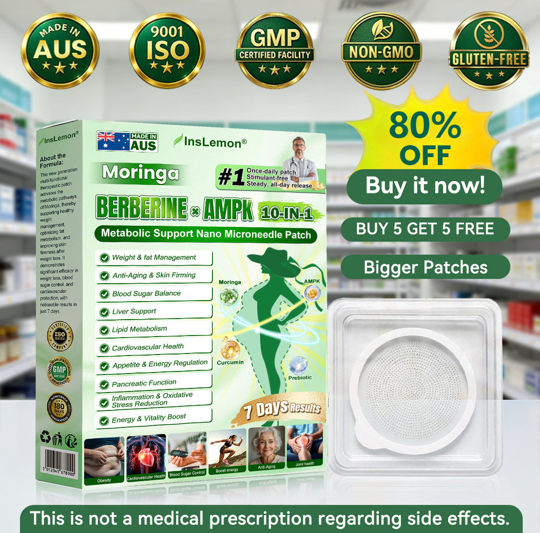 🛒🛒𝐈𝐧𝐬𝐋𝐞𝐦𝐨𝐧® 𝗠𝗼𝗿𝗶𝗻𝗴𝗮 × 𝗕𝗲𝗿𝗯𝗲𝗿𝗶𝗻𝗲 × 𝗔𝗠𝗣𝗞 𝟭𝟬-𝗶𝗻-𝟭 𝗠𝗲𝘁𝗮𝗯𝗼𝗹𝗶𝗰 𝗦𝘂𝗽𝗽𝗼𝗿𝘁 𝗡𝗮𝗻𝗼 𝗠𝗶𝗰𝗿𝗼𝗻𝗲𝗲𝗱𝗹𝗲 𝗣𝗮𝘁𝗰𝗵 (𝐉𝐮𝐬𝐭 𝐨𝐧𝐜𝐞 𝐚 𝐝𝐚𝐲, 𝐯𝐢𝐬𝐢𝐛𝐥𝐞 𝐜𝐡𝐚𝐧𝐠𝐞𝐬 𝐢𝐧 𝟕 𝐝𝐚𝐲𝐬） ✅ 𝐅𝐨𝐫 𝐨𝐛𝐞𝐬𝐢𝐭𝐲, 🅛🅞🅞🅢🅔 🅢🅚🅘🅝,𝐝𝐢𝐚𝐛𝐞𝐭𝐞𝐬, 𝐬𝐥𝐞𝐞𝐩 𝐚𝐩𝐧𝐞𝐚, 𝐣𝐨𝐢𝐧𝐭 𝐢𝐬𝐬𝐮𝐞𝐬, 𝐚𝐧𝐝 𝐦𝐨𝐫𝐞💜