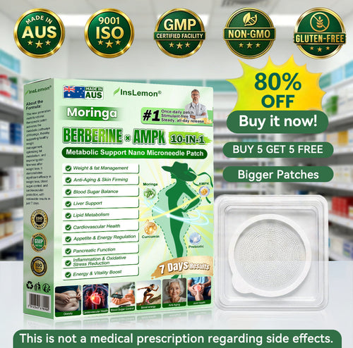 🛒🛒𝐈𝐧𝐬𝐋𝐞𝐦𝐨𝐧® 𝗠𝗼𝗿𝗶𝗻𝗴𝗮 × 𝗕𝗲𝗿𝗯𝗲𝗿𝗶𝗻𝗲 × 𝗔𝗠𝗣𝗞 𝟭𝟬-𝗶𝗻-𝟭 𝗠𝗲𝘁𝗮𝗯𝗼𝗹𝗶𝗰 𝗦𝘂𝗽𝗽𝗼𝗿𝘁 𝗡𝗮𝗻𝗼 𝗠𝗶𝗰𝗿𝗼𝗻𝗲𝗲𝗱𝗹𝗲 𝗣𝗮𝘁𝗰𝗵 (𝐉𝐮𝐬𝐭 𝐨𝐧𝐜𝐞 𝐚 𝐝𝐚𝐲, 𝐯𝐢𝐬𝐢𝐛𝐥𝐞 𝐜𝐡𝐚𝐧𝐠𝐞𝐬 𝐢𝐧 𝟕 𝐝𝐚𝐲𝐬） ✅ 𝐅𝐨𝐫 𝐨𝐛𝐞𝐬𝐢𝐭𝐲, 🅛🅞🅞🅢🅔 🅢🅚🅘🅝,𝐝𝐢𝐚𝐛𝐞𝐭𝐞𝐬, 𝐬𝐥𝐞𝐞𝐩 𝐚𝐩𝐧𝐞𝐚, 𝐣𝐨𝐢𝐧𝐭 𝐢𝐬𝐬𝐮𝐞𝐬, 𝐚𝐧𝐝 𝐦𝐨𝐫𝐞💜